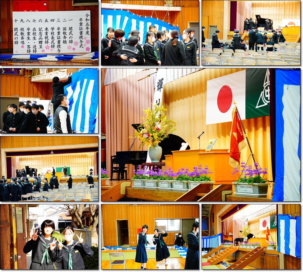 0314　２年生式場準備②