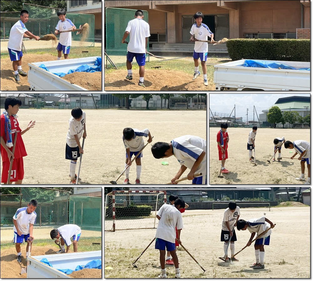 0808 サッカー部奉仕作業
