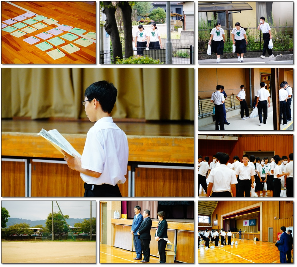 修学旅行出発式組み写真２