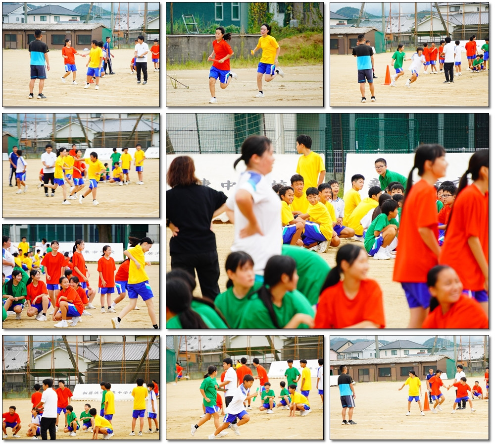 0904　１年生学年練習①