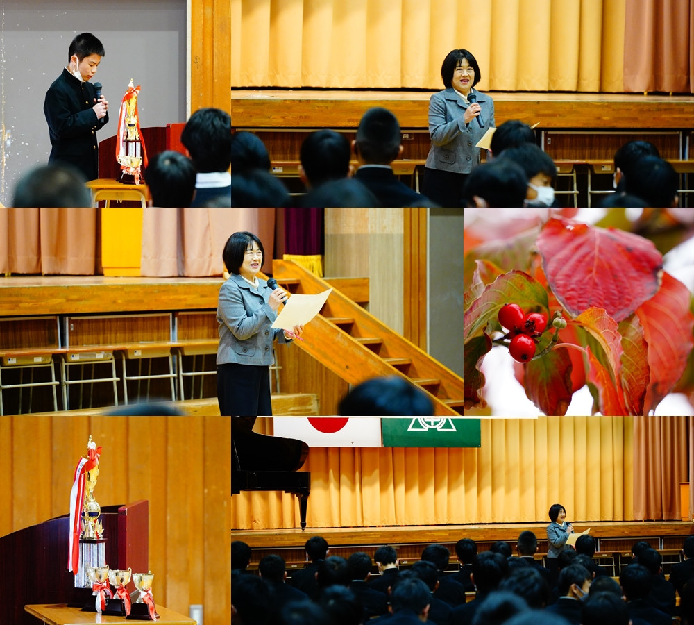 1116　校内合唱コンクール４　天野先生講評