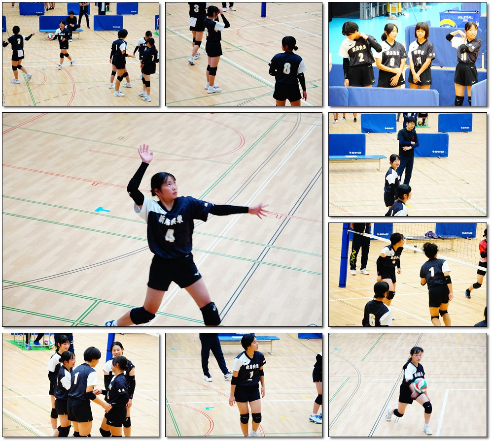 0924新人戦バレー女子組み写真１