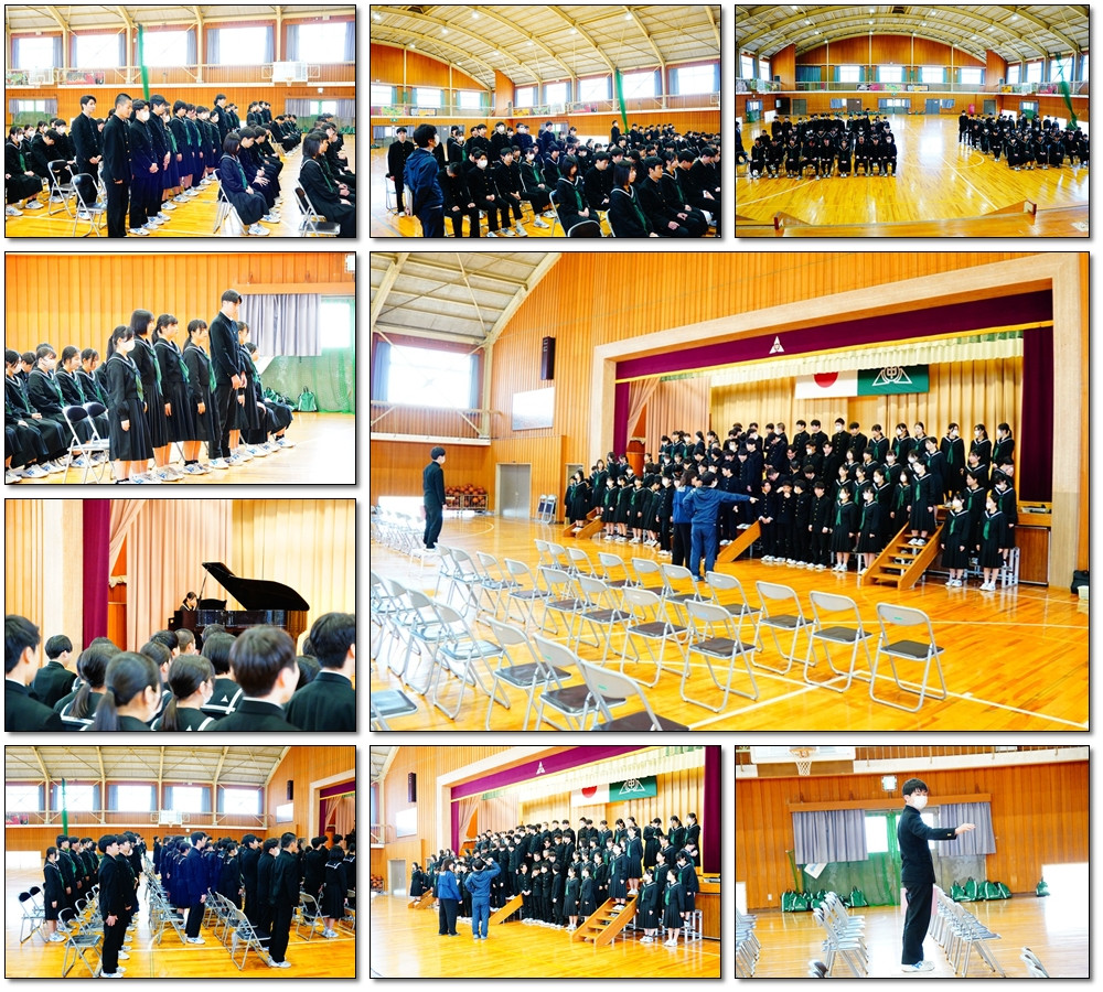 0310　卒業式練習②