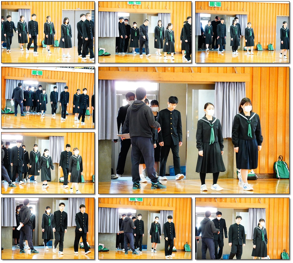 0310　卒業式練習①